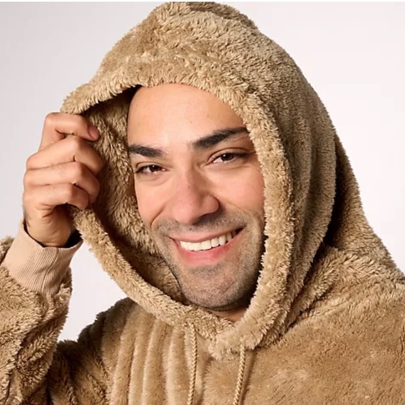 New Bumblebella by Jill Martin Pullover Hoodie Unisex Kangaroo Pocket Camel Sml - Picture 4 of 8